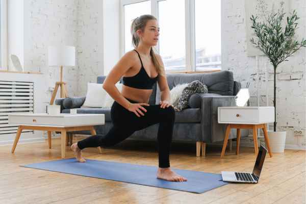 Woman exercising confidently after femiwand treatment Witley